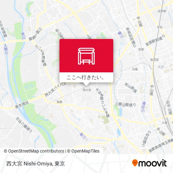 西大宮 Nishi-Omiya地図