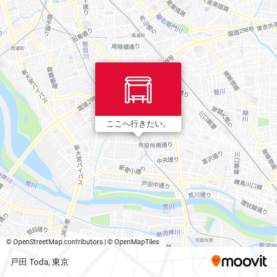 戸田 Toda地図