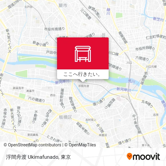 浮間舟渡 Ukimafunado地図