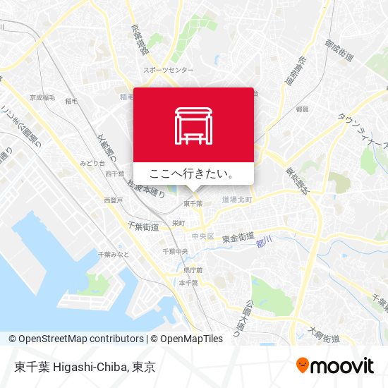 東千葉 Higashi-Chiba地図