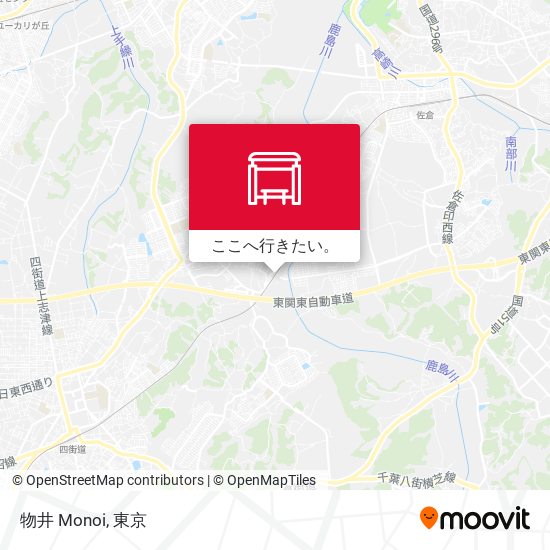 物井 Monoi地図