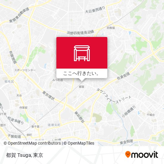 都賀 Tsuga地図