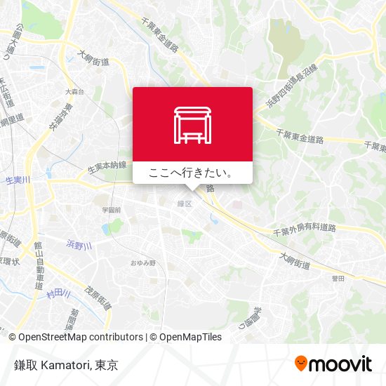 鎌取 Kamatori地図