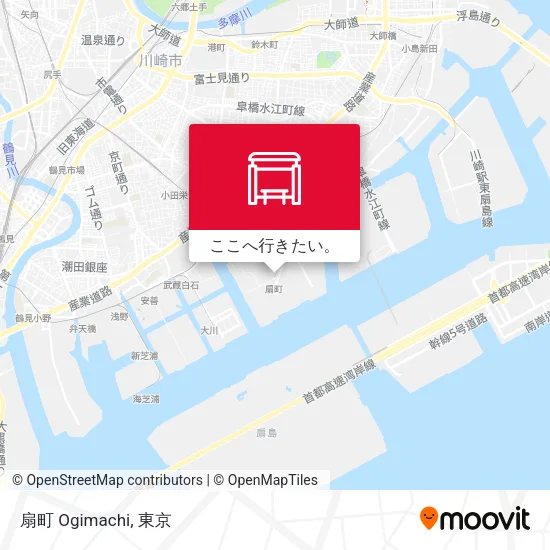 扇町 Ogimachi地図
