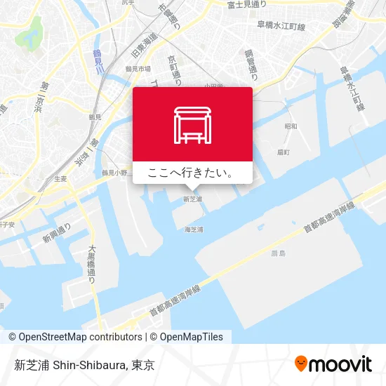 新芝浦 Shin-Shibaura地図
