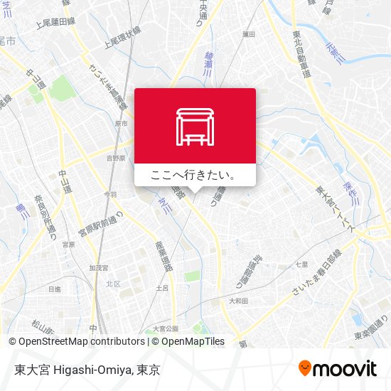 東大宮 Higashi-Omiya地図