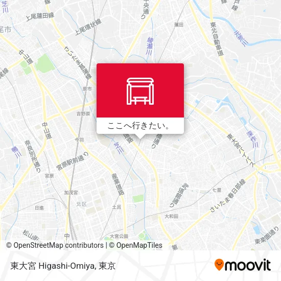 東大宮 Higashi-Omiya地図
