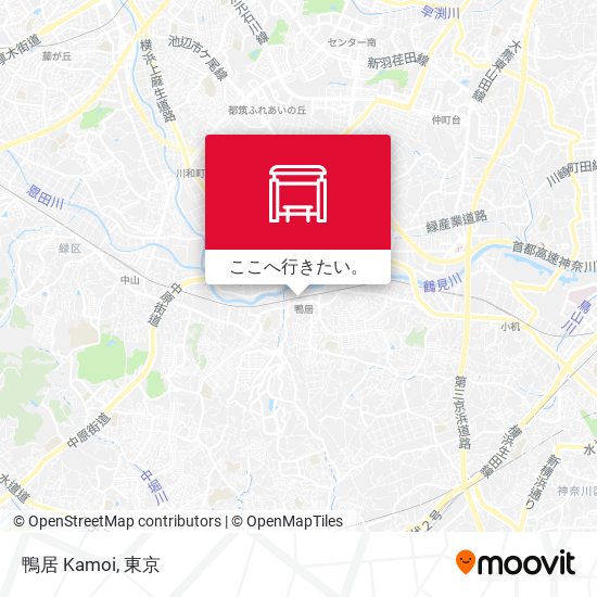 鴨居 Kamoi地図
