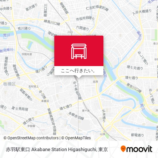 赤羽駅東口 Akabane Station Higashiguchi地図