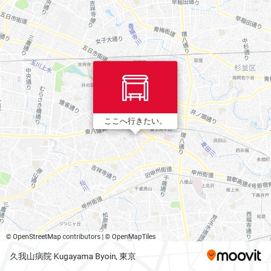 久我山病院 Kugayama Byoin地図