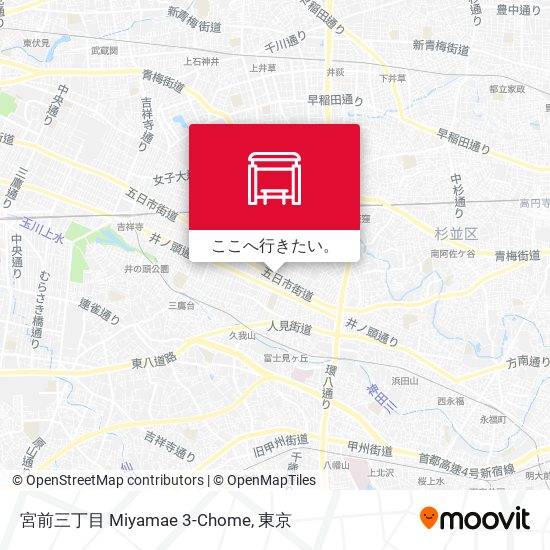 宮前三丁目 Miyamae 3-Chome地図