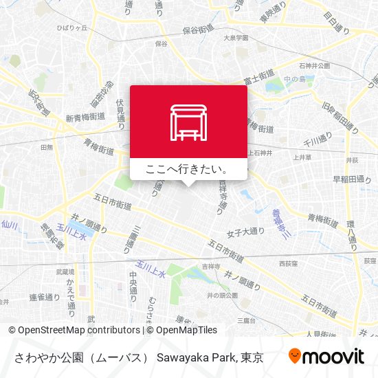 さわやか公園（ムーバス） Sawayaka Park地図