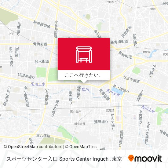 スポーツセンター入口 Sports Center Iriguchi地図