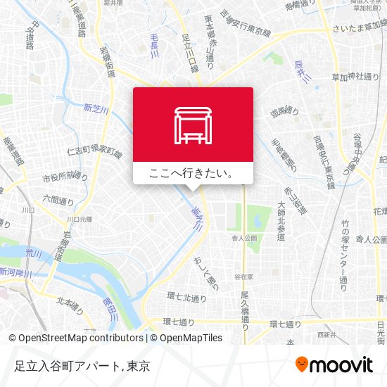 足立入谷町アパート地図