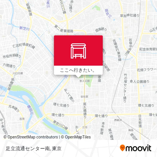 足立流通センター南地図