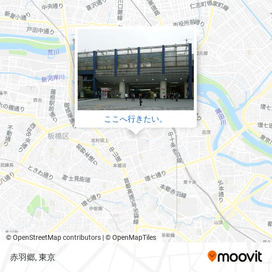 赤羽郷地図