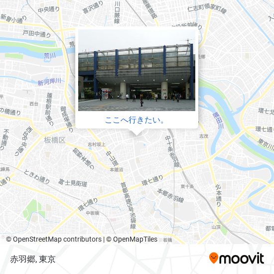 赤羽郷地図