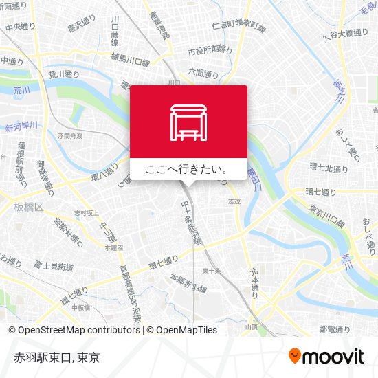 赤羽駅東口地図
