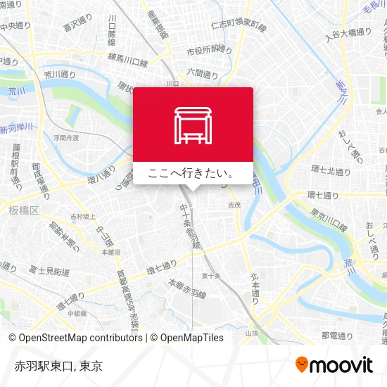 赤羽駅東口地図