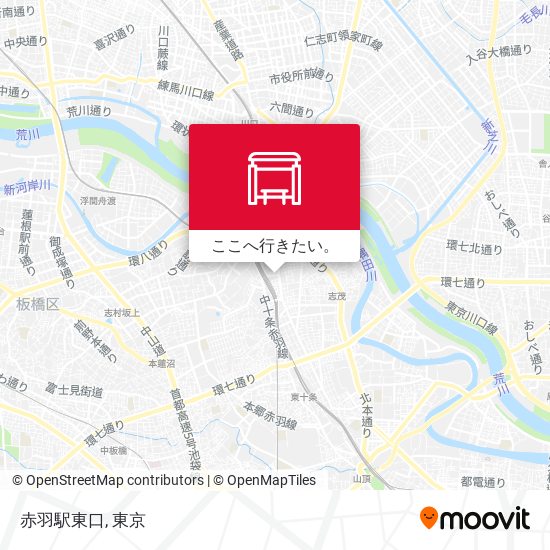 赤羽駅東口地図
