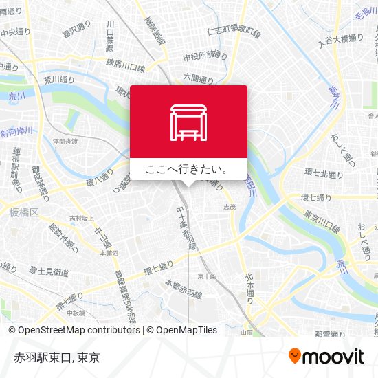 赤羽駅東口地図