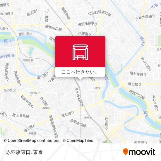 赤羽駅東口地図