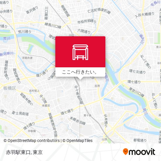赤羽駅東口地図