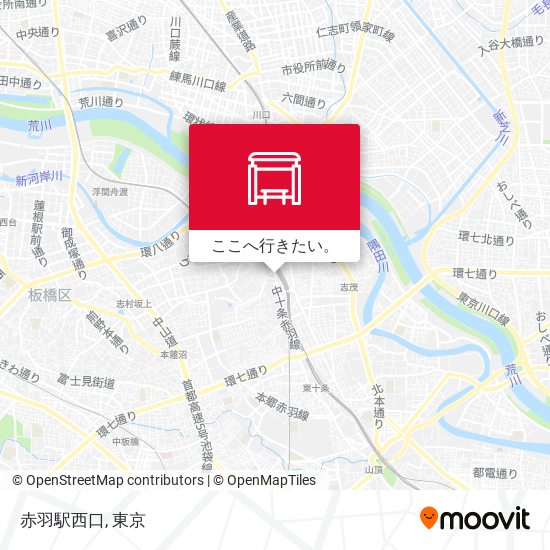 赤羽駅西口地図