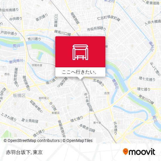 赤羽台坂下地図
