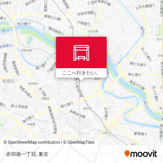 赤羽南一丁目地図