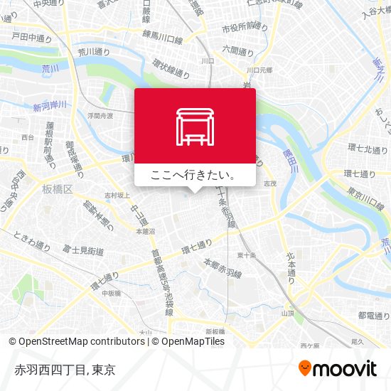 赤羽西四丁目地図