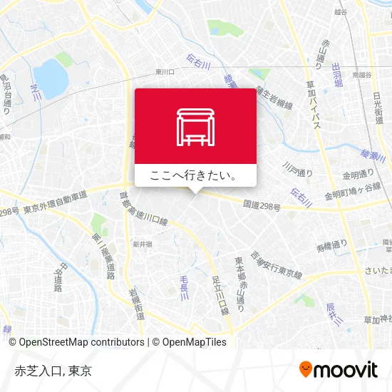 赤芝入口地図