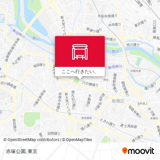 赤塚公園地図