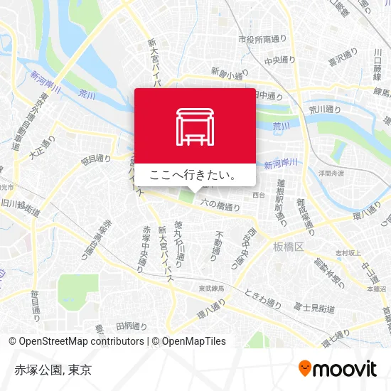 赤塚公園地図