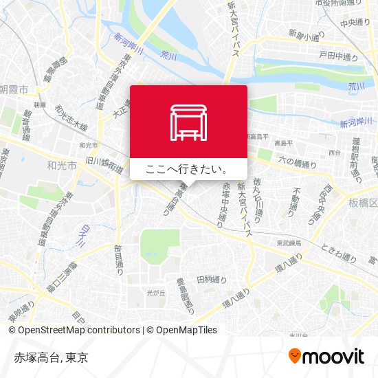 赤塚高台地図
