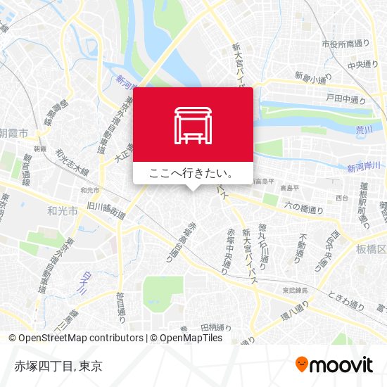 赤塚四丁目地図