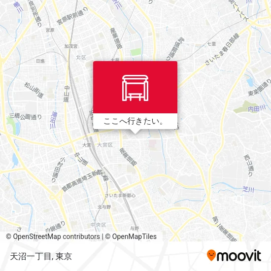 天沼一丁目地図
