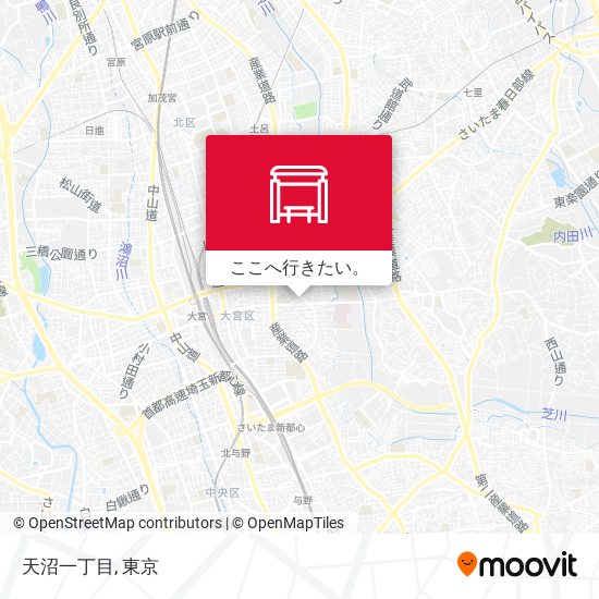 天沼一丁目地図