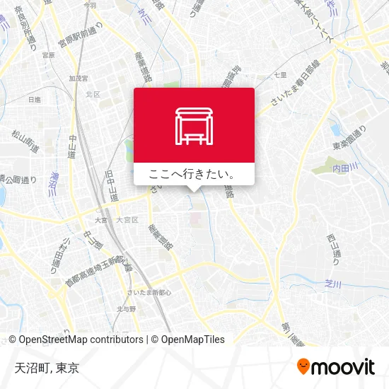 天沼町地図