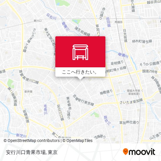 安行川口青果市場地図
