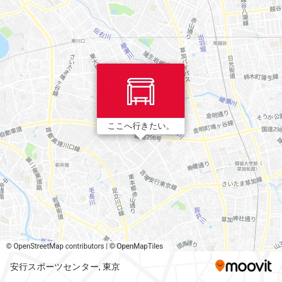 安行スポーツセンター地図