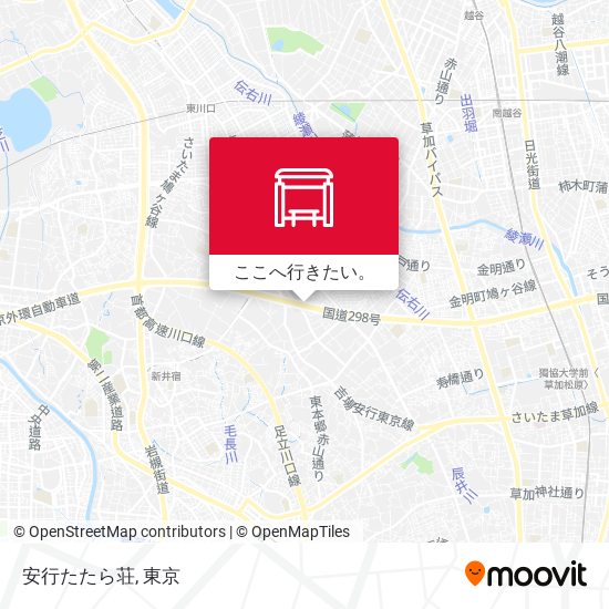 安行たたら荘地図