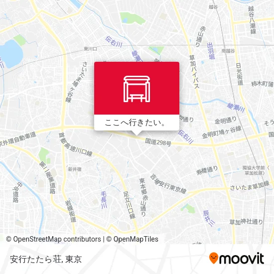 安行たたら荘地図