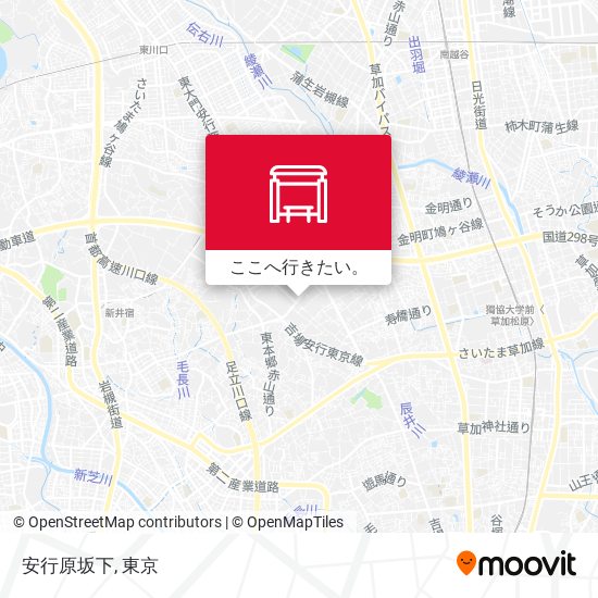 安行原坂下地図