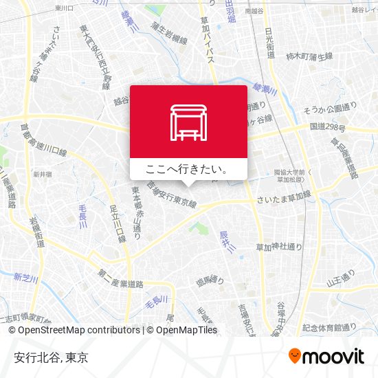 安行北谷地図