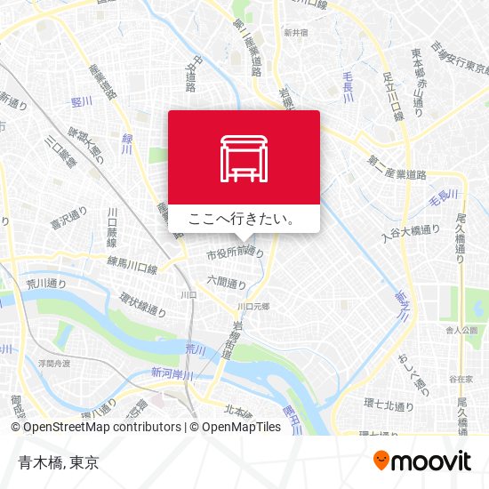 青木橋地図
