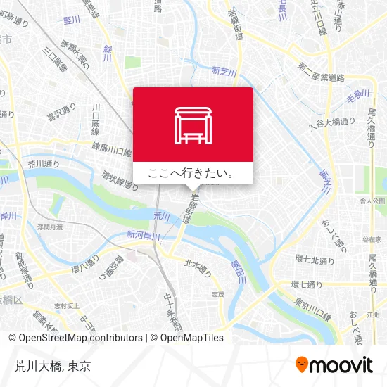 荒川大橋地図