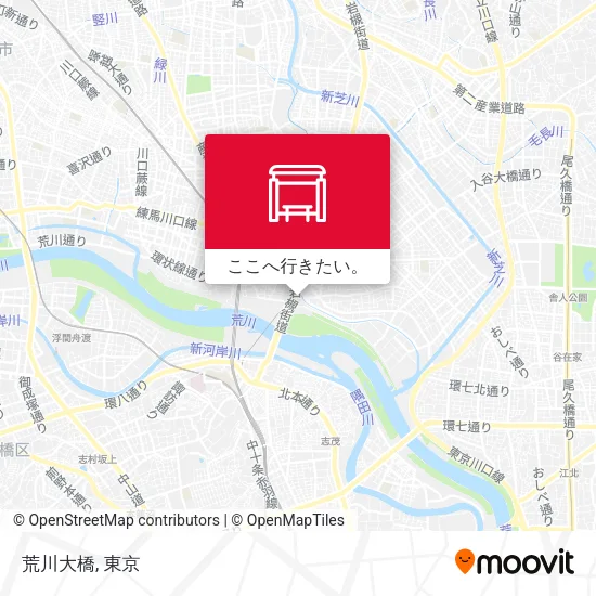 荒川大橋地図