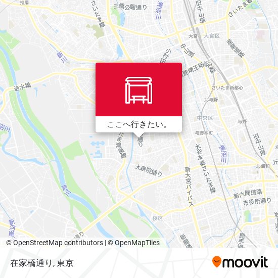 在家橋通り地図