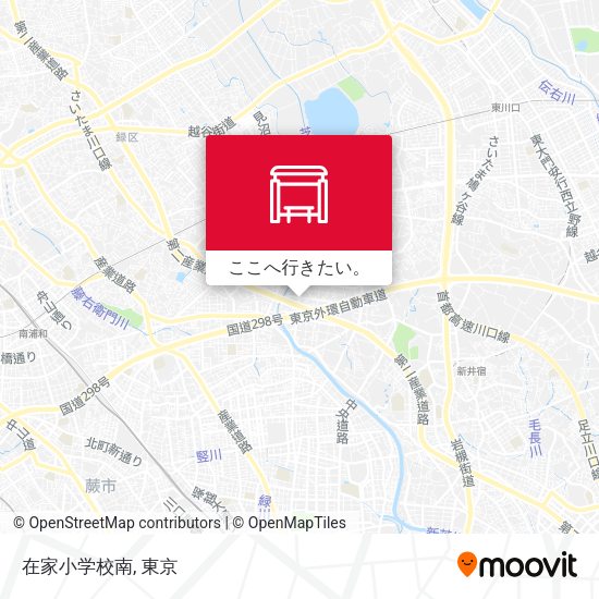 在家小学校南地図